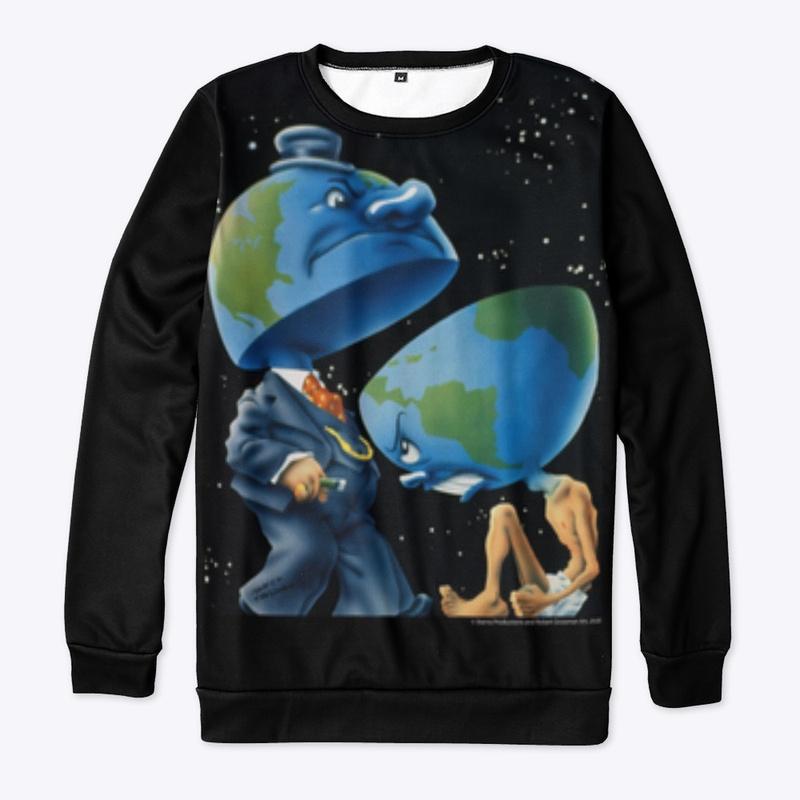 2 Worlds alt t-shirt